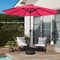 Best Choice Products 10ft Outdoor Steel Market Patio Umbrella w/ Crank, Tilt Push Button, 6 Ribs